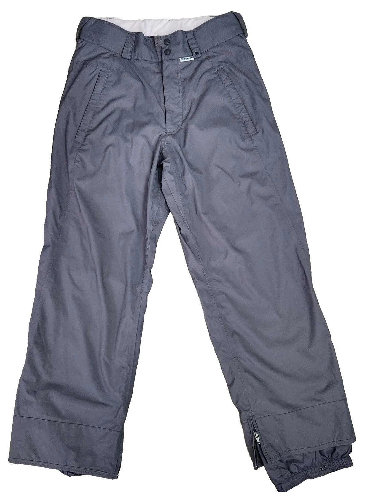 burton dry ride lined zip pockets adjustable pants