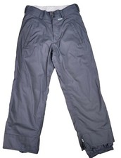 Burton Snow Pants Women's Small Gray Dry Ride Lined Zip Pockets Adjustable