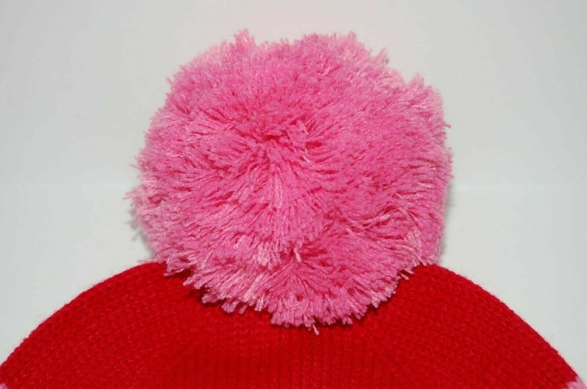 Kate Spade Pink Pom Crochet Yarn Knit Ski Cap Hat Ski Bum Rosy Beanie Hat - Huggalugs main image 2