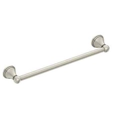 Moen Preston Towel Bar, 18", Brushed Nickel DN8418BN