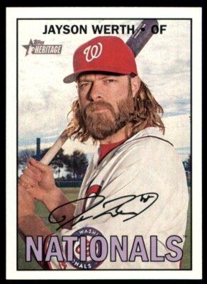 2016 Topps Heritage #518 Jayson Werth