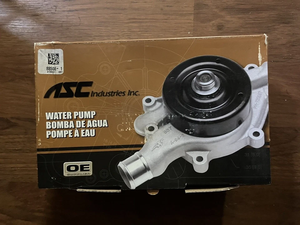 Bomba de agua ASC Industries 91-96 FORD ESCORT & MERCURY TRACER 1,9 L L L4 con junta Foto 4 de 4