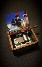 Kiki the Witch Town with Ocean View Wooden Music Box - Customizable