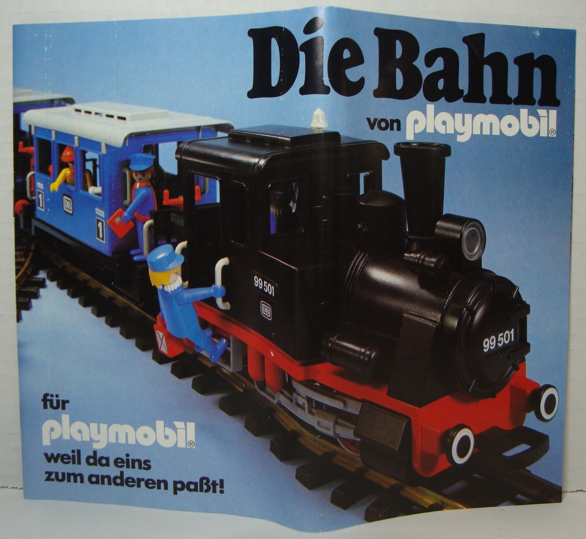 VINTAGE PLAYMOBIL DIE BAHN 1980 1981 TRAIN CATALOGUE CATALOG