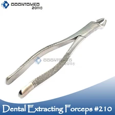Professional New GERMAN Stainless Oral Dental Extracting Tooth Forceps # 210 