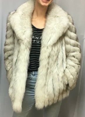 white fox fur coat value