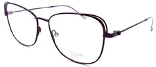 Airlock Pure P-5008 505 Women's Eyeglasses Frames Titanium 54-15-145 Eggplant