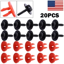 10 Set For Ford Focus Escape Explorer Engine Splash Shield Retainer Nut & Screws