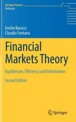 Financial Markets Theory : Equilibrium, Efficiency and Information, Hardcover...