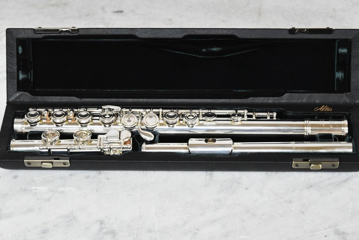 アルタス フルート Ａ907 ケース付き Altus Flute A907 AZUMINO JAPAN アルタス フルート ケース付