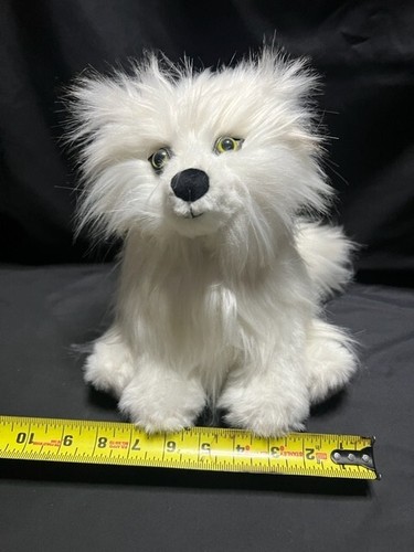 Portland Plush Arctic Fox named Aurora White Fluffy Plush w/Tag 10" Realistic - Bild 7 von 7