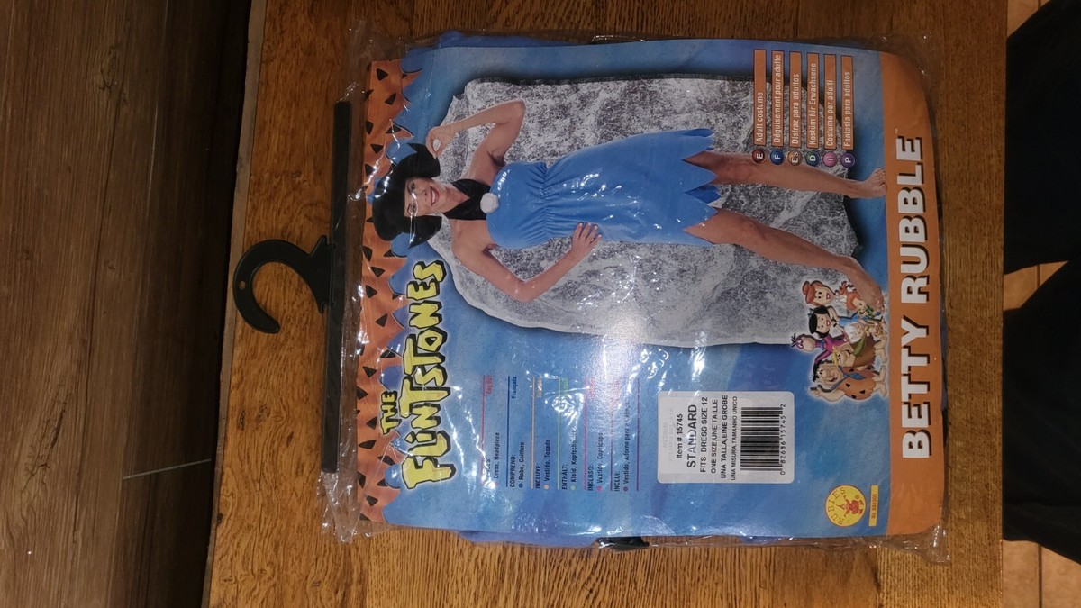 The Flintstones Betty Halloween Costume Blue Dress | eBay The Flintstones Betty Halloween Costume Blue Dress | eBay