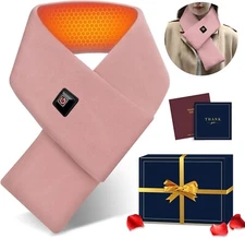 Genovega Heated Scarf for Women Gifts for Her Electric Rechargeable Heating Scar