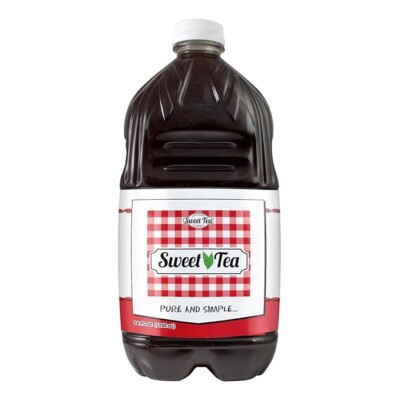 Sweet Iced Tea  Real Brewed Cane Sugar Large 64 Oz by Southern Sweet Tea Company