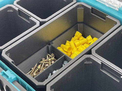 Makita MAKTRAK Deep Compact Organizer Compatible Large Nesting Bins - Picture 23 of 64