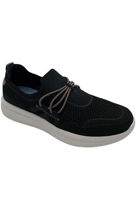 Clarks Cloudsteppers Slip-On Knit Sneakers Ezera Run Black