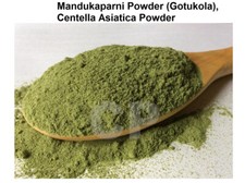 Mandukaparni Powder Gotukola Centella Asiatica Powder 100gm 3.5 OZ .