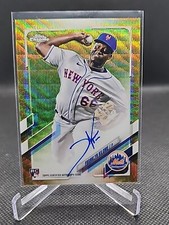 2021 Topps Chrome Baseball Franklyn Kilome RC AUTO  Refractor New York Mets /50