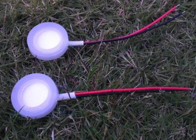2x Φ20mm Ultrasonic Mist Maker Fogger Ceramics Discs with Wire +