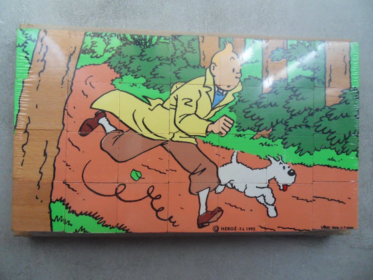 Tintin - Jeu de cubes en bois Vilac - First edition - - Catawiki
