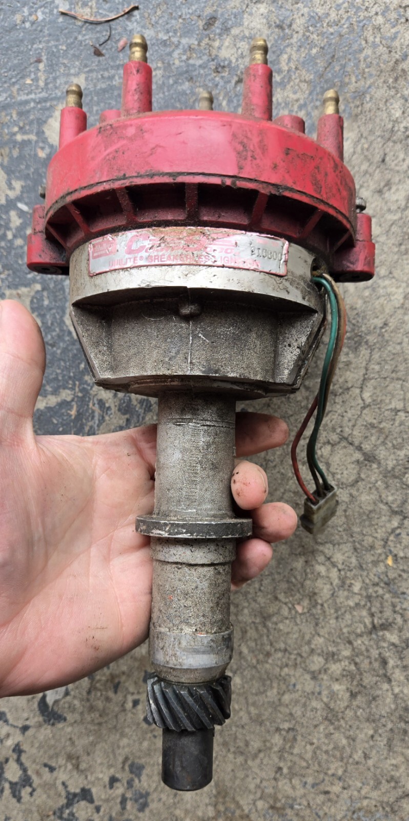 Used Mallory Comp 9000 Unilite Pontiac Distributor Model # 9158001 1963-81