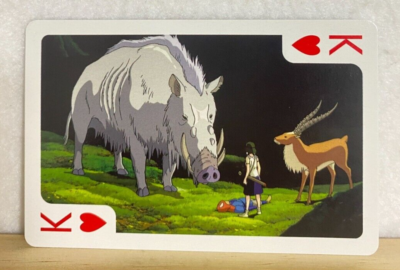 Princess Mononoke San Okkoto-nushi Studio Ghibli Playing Card