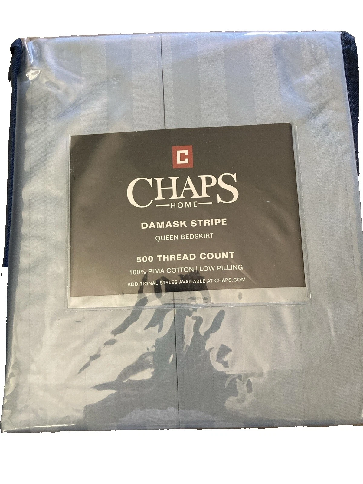 Chaps 100% Cotton Stripes Bed Skirts