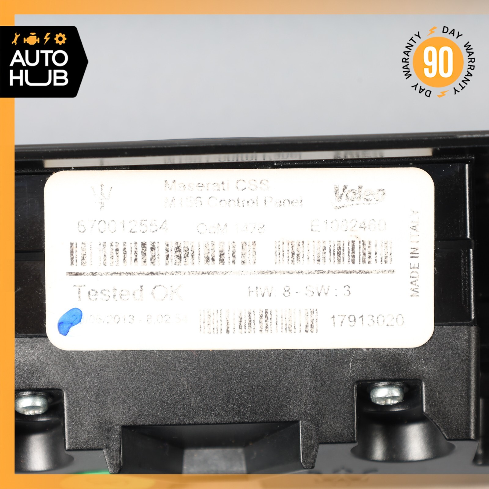 Maserati Quattroporte M156 SQ4 AC A/C Heater Climate Control Switches OEM 69k