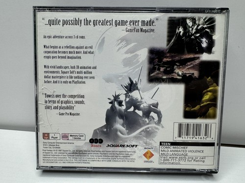 Final Fantasy VII 7 - Playstation 1 - Greatest Hits - siehe Beschreibung - Bild 5 von 6