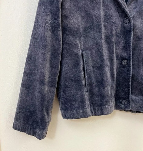 GREVELOUR Nouveau Velour Vintage 1970s Velvet Blazer / Bomber Jacket Sz 14 AU - Picture 2 of 16