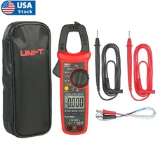 UNI-T TRMS Digital Clamp Meter AC DC NCV Multimeter Cap Live Wire Tester UT204+