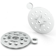 Insulation washers tightening discs with caps 56mm 150pcs Celotex Marmox Kingspa