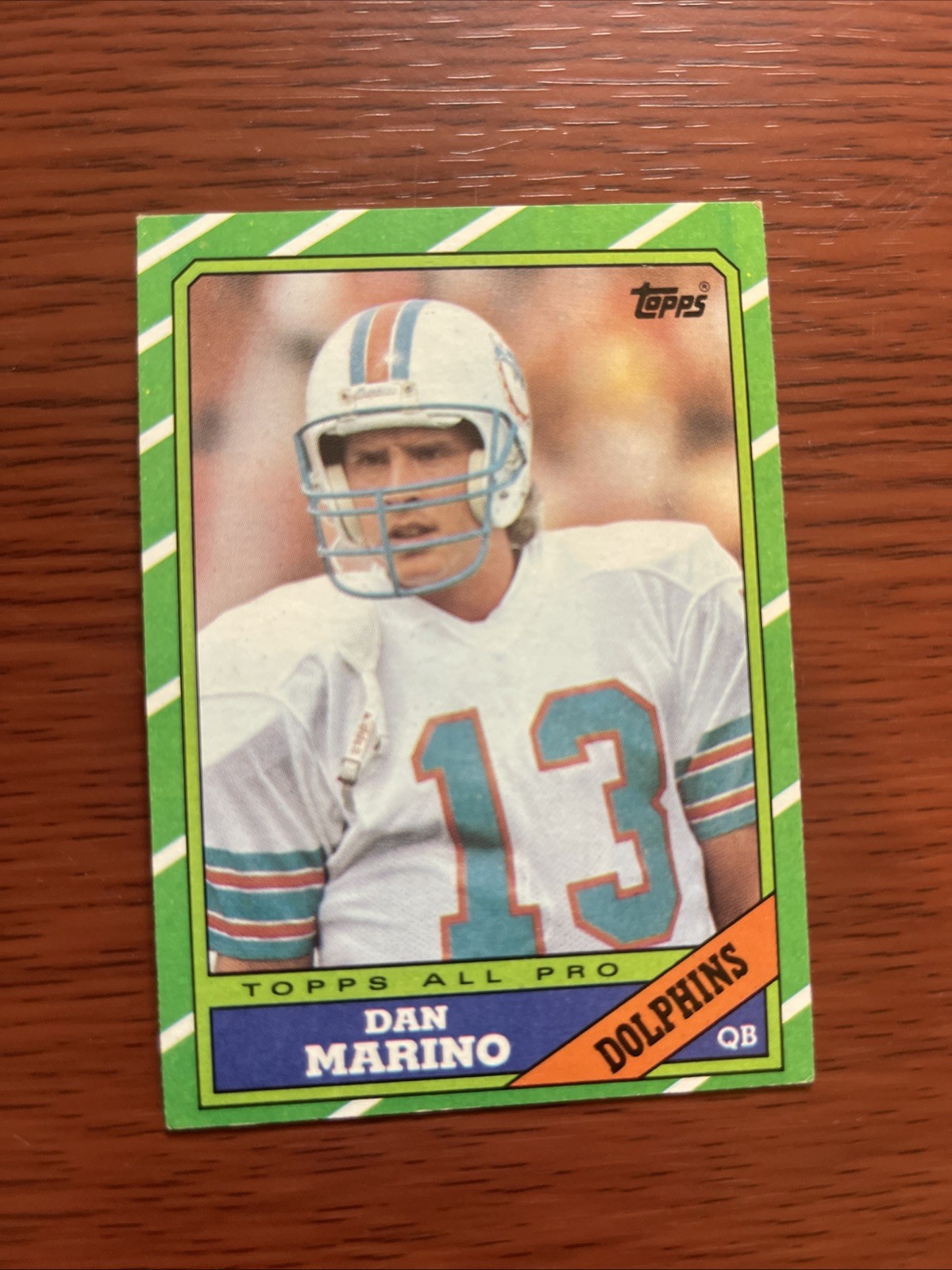 1986 Topps Dan Marino Football Card – Miami Dolphins - #45
