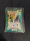 2023 Panini Prizm Deca Basketball Green Shimmer FOTL Anthony Davis #DS-DAV PSA 9