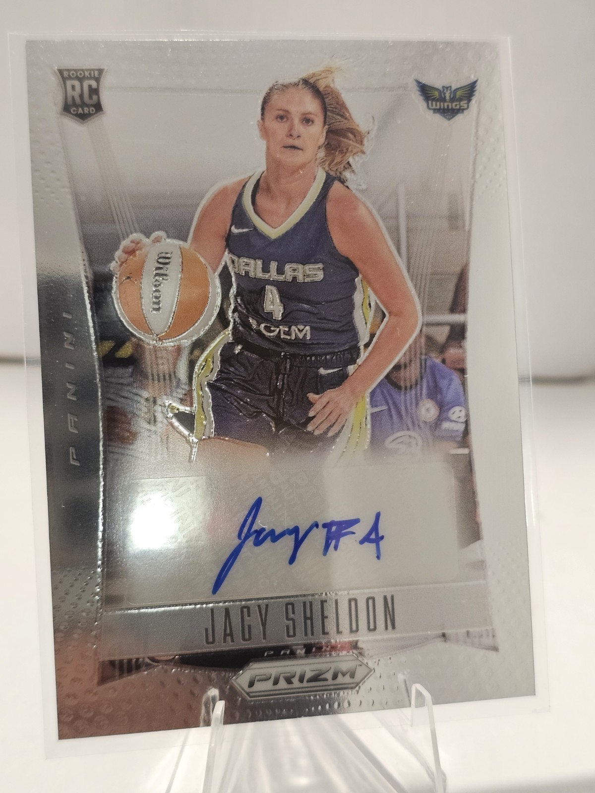 2024 Panini Prizm WNBA Throwback Signatures Jacy Sheldon #TB-JS Rookie Auto RC