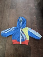 Windbreaker Jacket Toddler Size 12 to 18 mos Vintage Colorblock 90s
