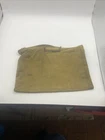 Vintage WW2 US Military Canvas Pouch Khaki Green With Brass Zipper
