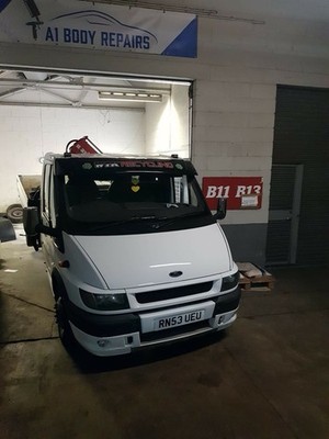 FORD TRANSIT MK6 BERGUNG/KIPPER 2000 - 2006 SPORT BODY KIT SCHWELLER MÜSSEN GESCHNITTEN WERDEN