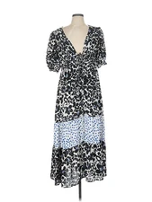 Love, Whit by Whitney Port Women Blue Casual Dress L