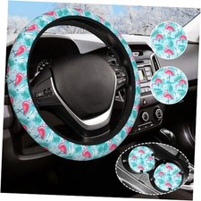 Flamingo Gifts for Women Steering Wheel Cover for Women One Size cute flamingo