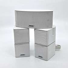 Bose Lifestyle Jewel Mini Double Cube Speakers- 2 Cubes And Horizontal Center
