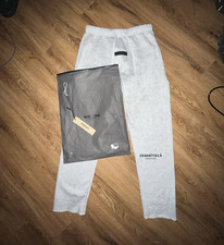 Essentials Fear of God Mens Gray Fleece Sweat...