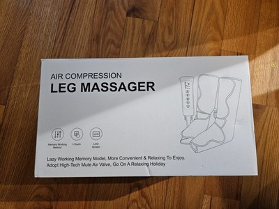 Air Compression Leg Massager FE-7207 Foot Calf Circulation Massage Therapy Wrap