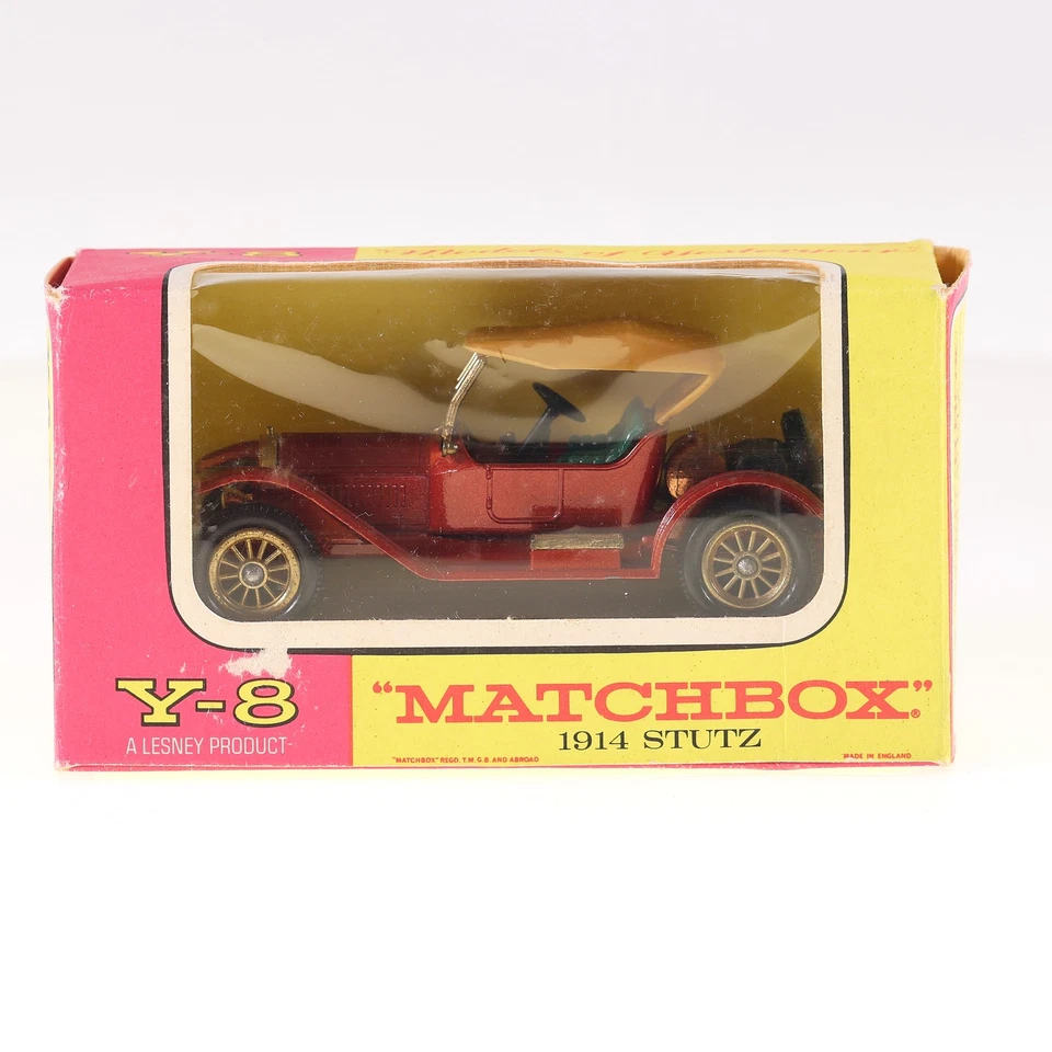 Matchbox Y-8 STUTZ 1914 1/48 Rouge avec boîte - Photo 1/4
