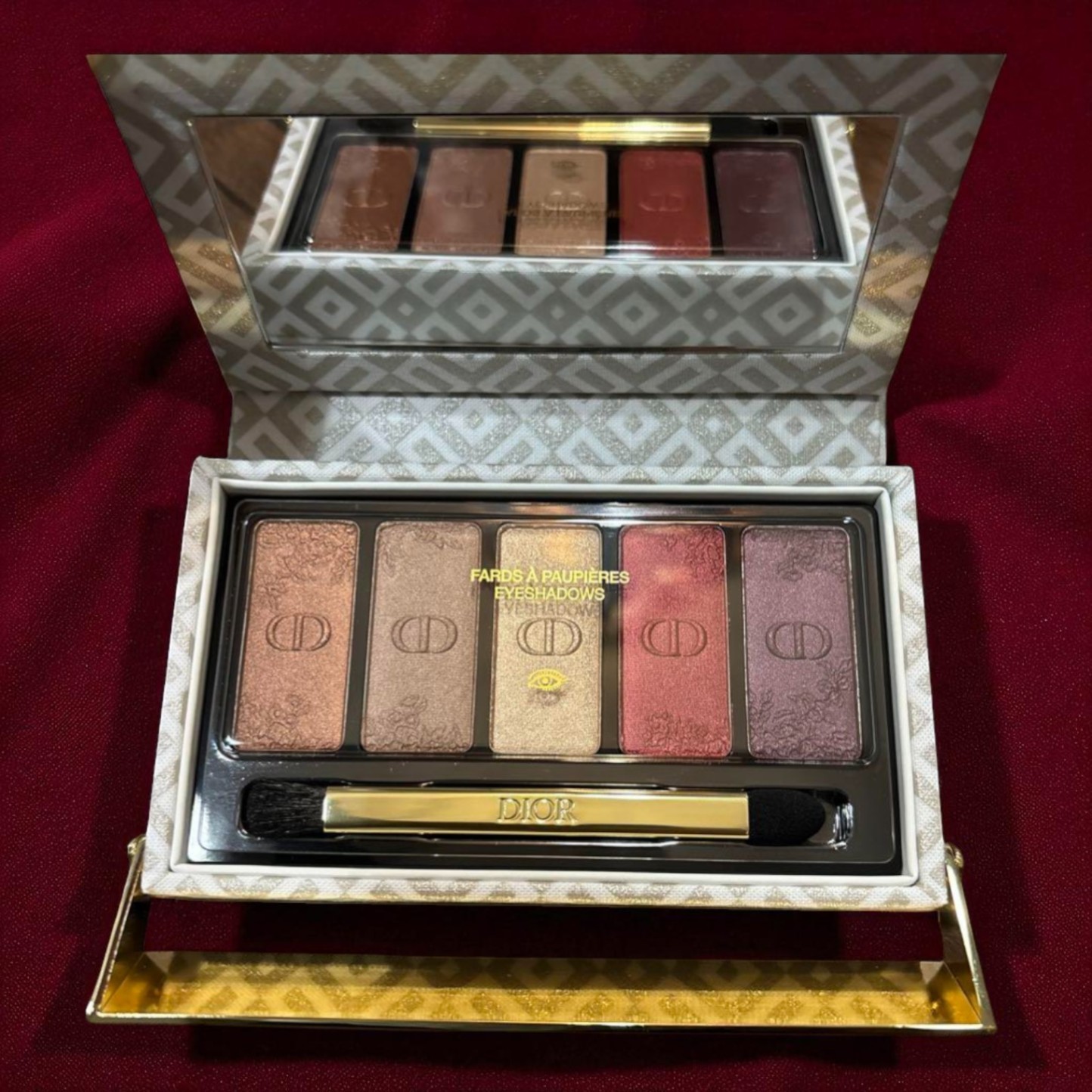 Dior 5-Color Limited Edition Holiday Eyeshadow Palette Gold