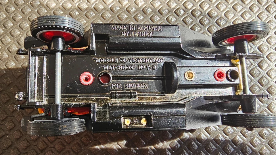 Modelos Matchbox de Antaño Y-9 - 1912 Simplex - Lesney - Hecho en Inglaterra - Imagen 2 de 3