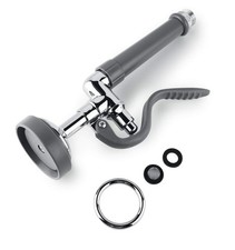Pre Rinse Sprayer Commercial Sink Grey Round Sprayer, Gray