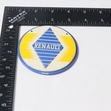 Vintage Renault Metal Emblem Badge Made In France Dealer Display Plaque