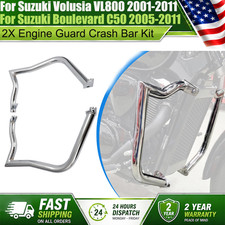Engine Guard Highway Crash Bar For Suzuki Boulevard C50 Intruder Vl800 2001-2011