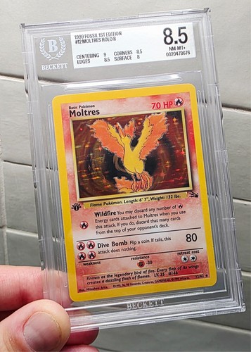Moltres (1st Edition) graded BGS 8.5 for sale on eBay